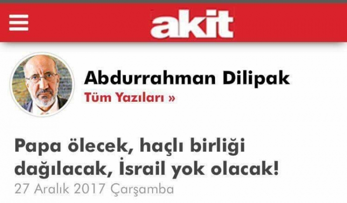 27 aralık 2017 abdurrahman dilipak kehanetleri