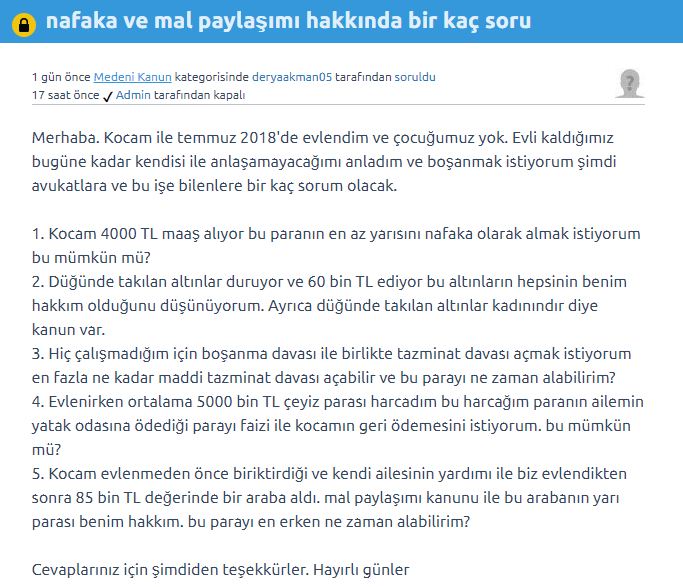 boşanmak istediği kocasının donuna talip kadın