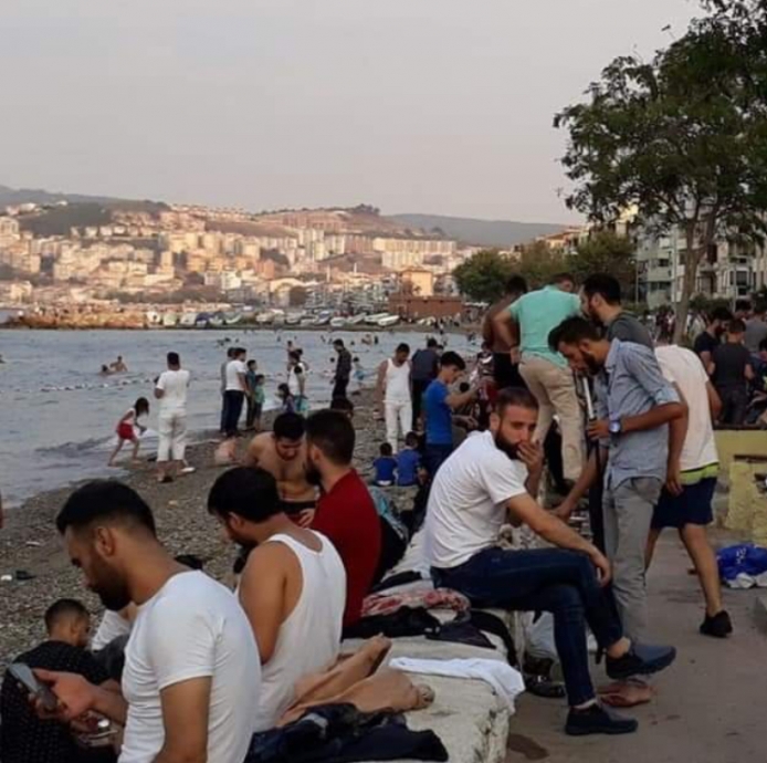 mudanya başkanının suriyelilere sahili yasaklaması