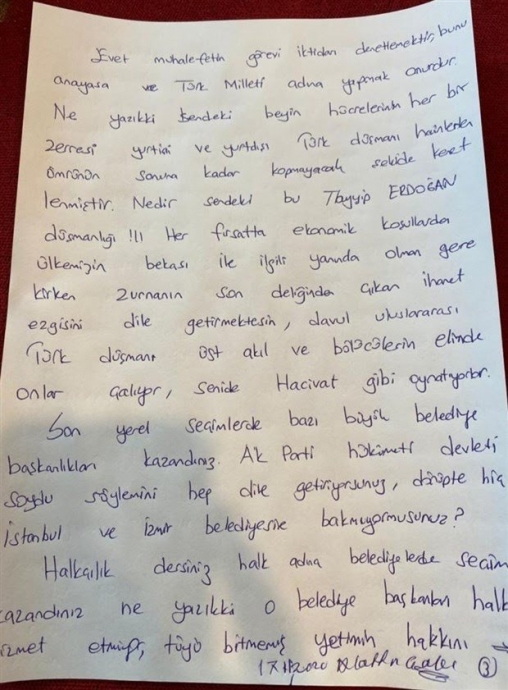 alaattin çakıcı nın kılıçdaroğlu nu tehdit etmesi
