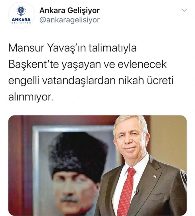 engelli vatandaşlardan nikah ücreti alınmaması