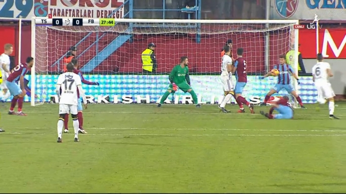 26 aralık 2016 trabzonspor fenerbahçe maçı