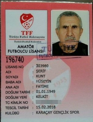 70 yaşında futbol oynamak