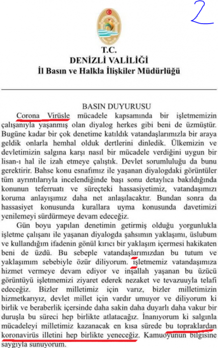 denizli valisinin türkçe ile imtihanı
