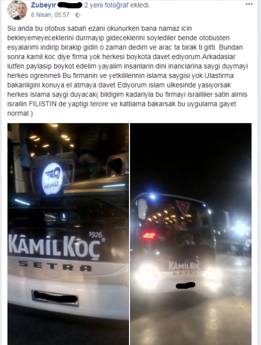 kamil koç un namaz kılan yolcuyu bırakıp gitmesi