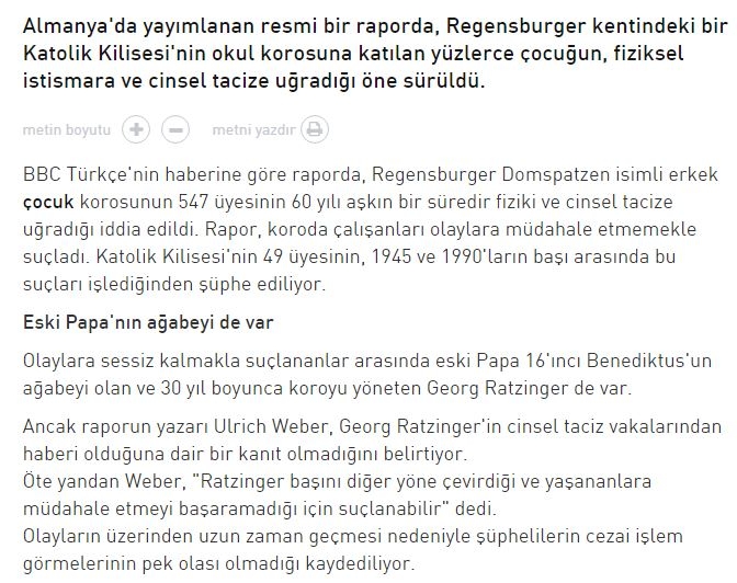 kilise korosunda 547 çocuğun istismara uğraması