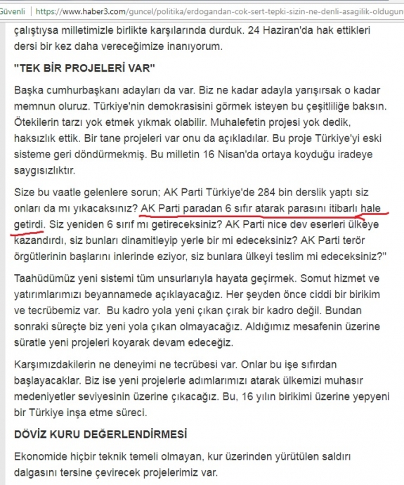 ak parti türk lirasını itibarlı hale getirdi