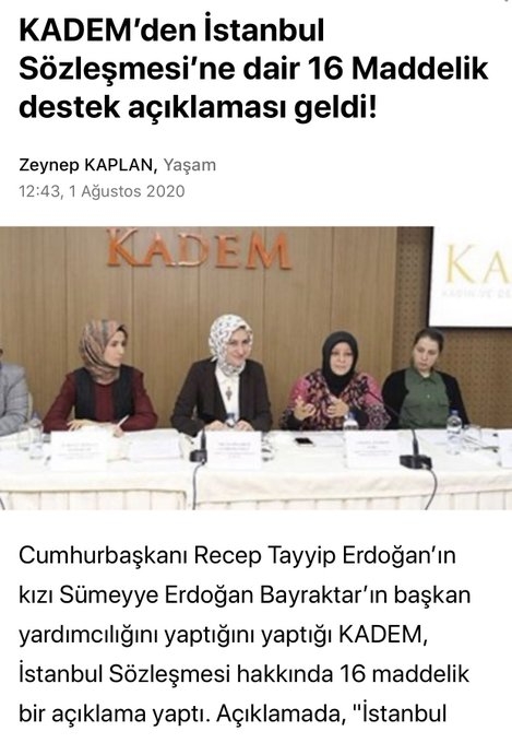 tayyip erdoğan ın istanbul sözleşmesi paylaşımı