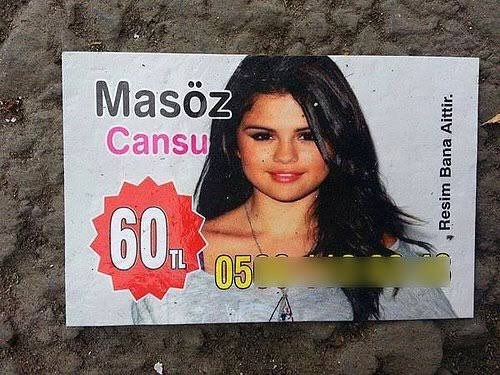 talas belediyesi nin selena gomez e türban takması