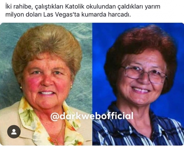 500 bin dolar çalıp vegasta kaybeden rahibeler