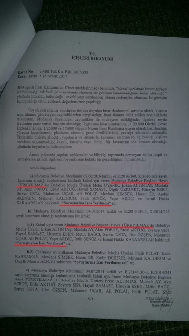 chpli bld nin zeytinlikleri arsa olarak satması