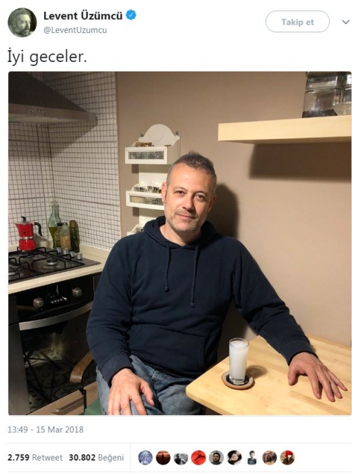 levent üzümcü nün rakılı fotoğrafı