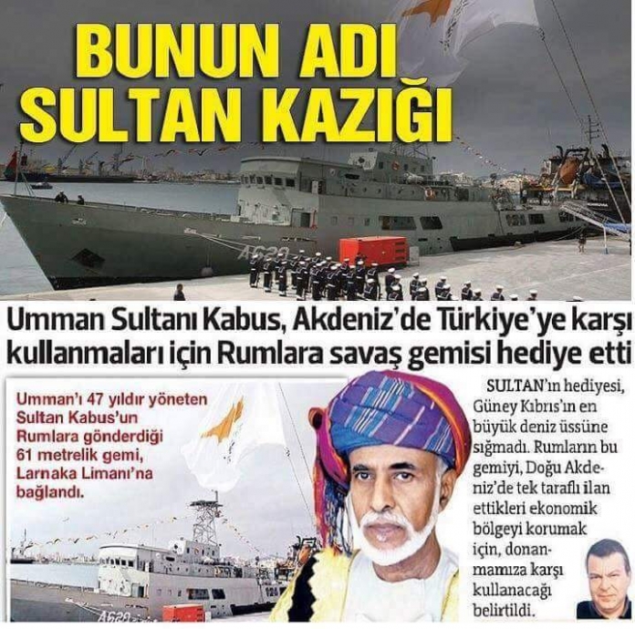 türkiye ye saldırsın diye rumlara gemi veren arap