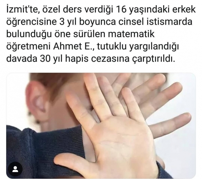 özel ders verdiği öğrenciyi istismar eden öğretmen