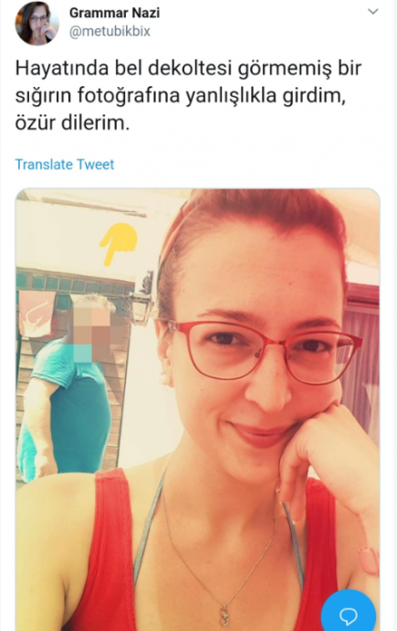 sokaktan geçen adamı sığır diye ifşa etmek