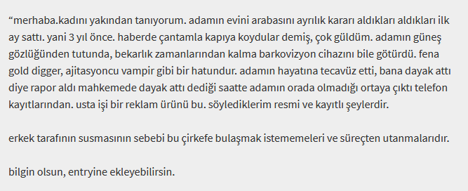 boşanmasını erik dalı ile kutlayan kadın