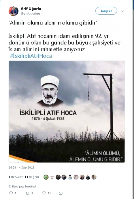 fethullah gülen in iskilipli atıf hoca sevgisi