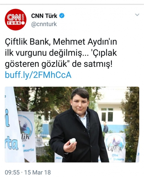çıplak gösteren gözlük satan çiftlik bank ceo su