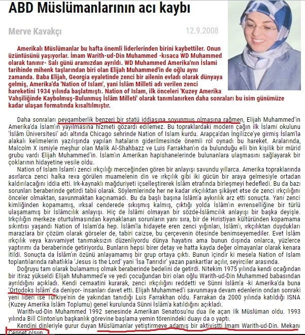 merve kavakçı nın sahte peygamberi övmesi