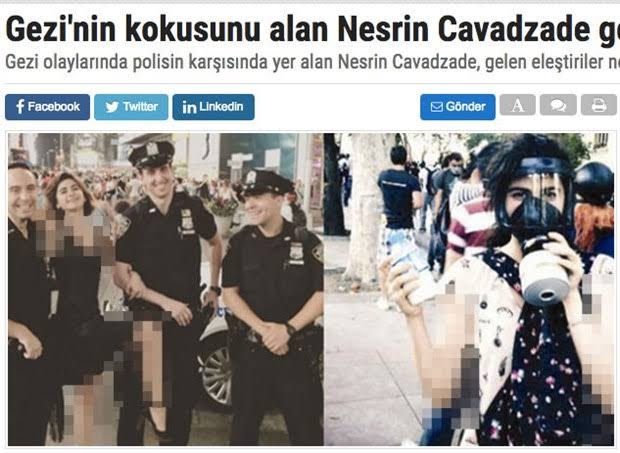 yeni akit in fotoğrafını sansürlediği kadınlar