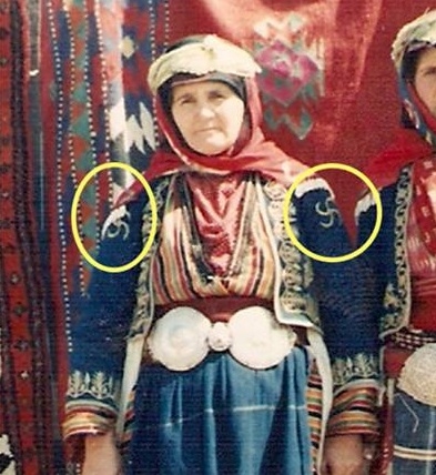 nazi gamalı haçının avşar gök çıkrığı olması