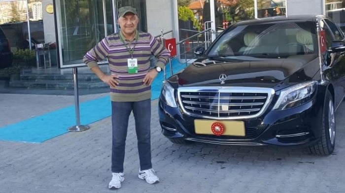 rte nin makam aracıyla fotoğraf çektiren akp liler