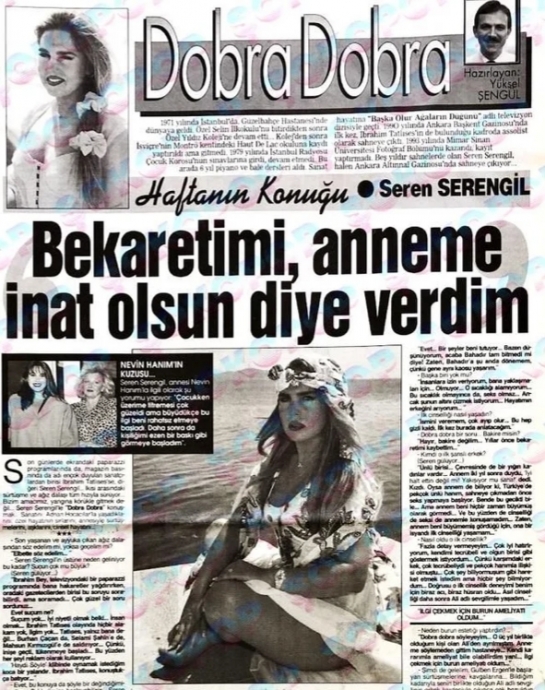 seren serengil in bekaret itirafı