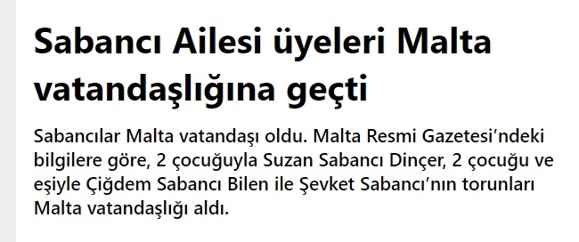 sabancı ların silinen vergi borçları