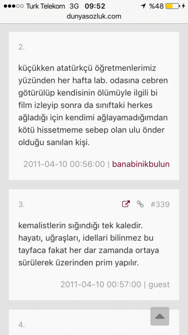 dünya sözlük te atatürk e gırla hakaret edilmesi