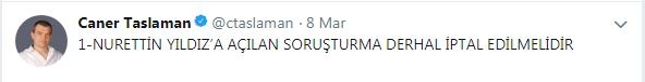 caner taslaman ın nurettin yıldız a sahip çıkması