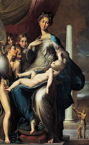 madonna dal collo lungo