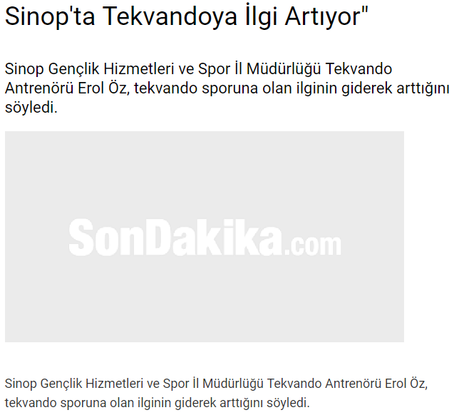 türkiye de tekvandoya ilginin giderek artması