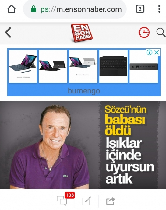 sözcü gazetesinin sahibinin babasının vefat etmesi