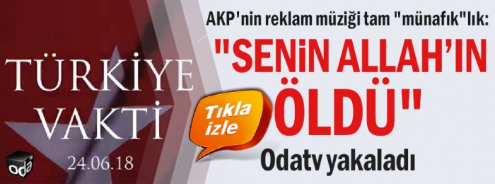 senin tanrın öldü