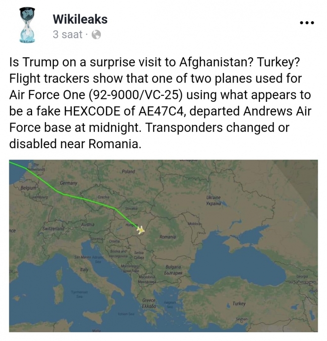wikileaks in trump paylaşımı
