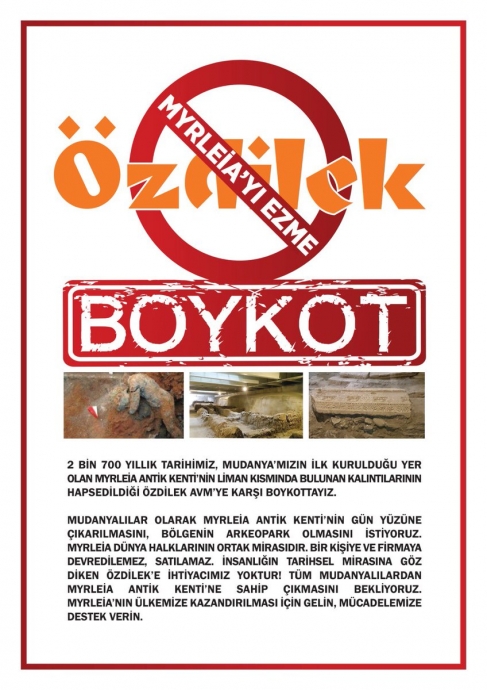 antik kent üzerine kurulan avm açılış töreni