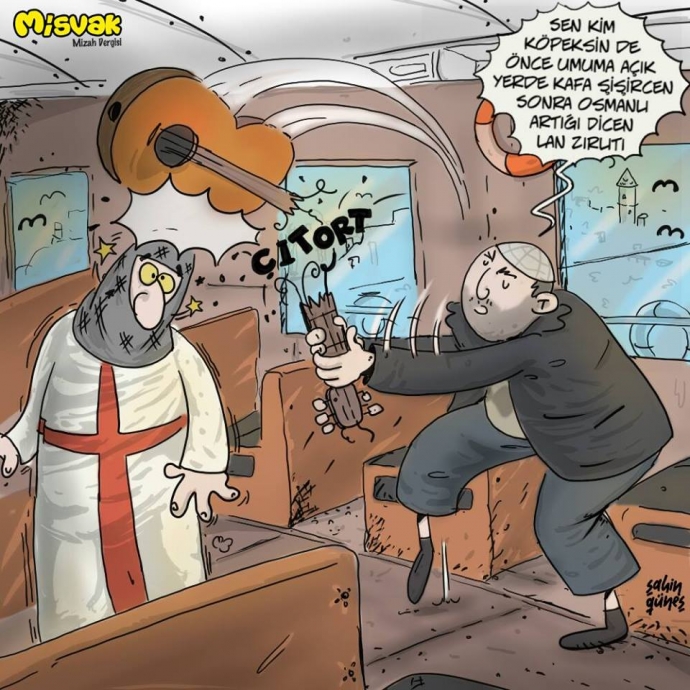 misvak mizah dergisinin vapur müzisyeni çalışması