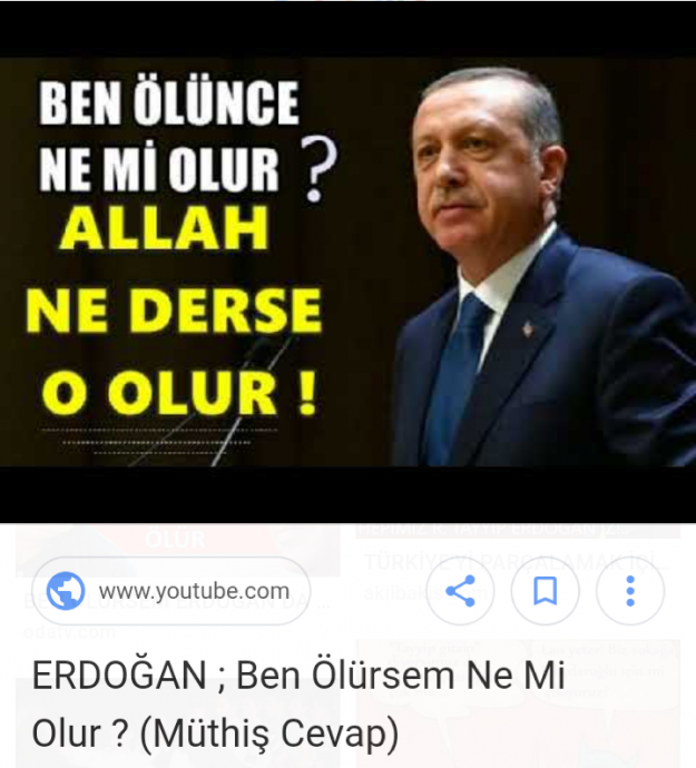 sayın cumhurbaşkanı bugün ölse neler olur