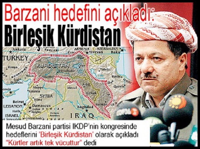 Image result for BARZANİ BİRLEŞİK KÜRDİSTAN