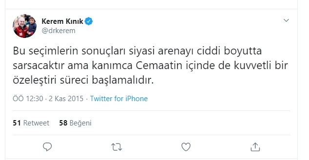 kızılay ın başında fetöcü bir başkan olması