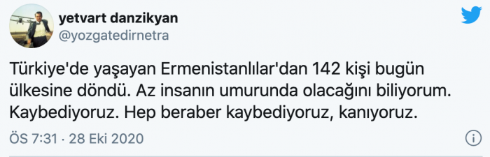 türkiye de yaşayan 142 ermeninin ülkesine dönmesi