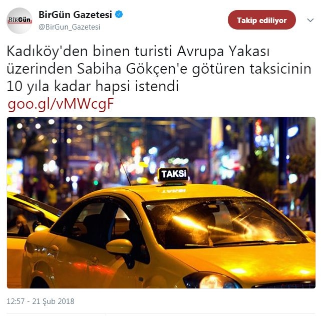 turiste istanbul turu yaptıran taksici