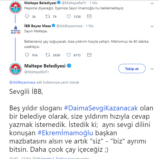 maltepe belediyesi nin ibb ye verdiği muazzam ayar