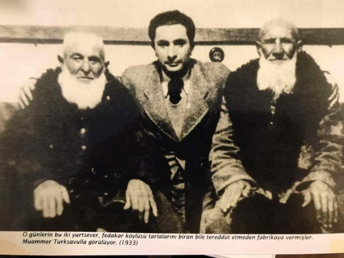 şeker fabrikası için tarla bağışlayan amcalar