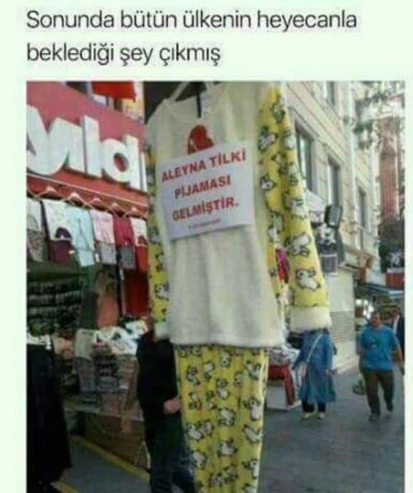 aleyna tilki pijaması