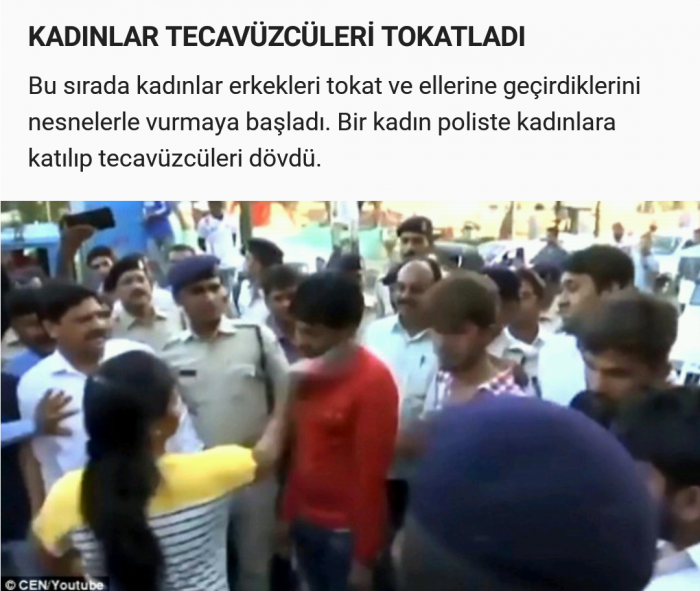 tecavüzcülerin kelepçelenip halkın önüne atılması
