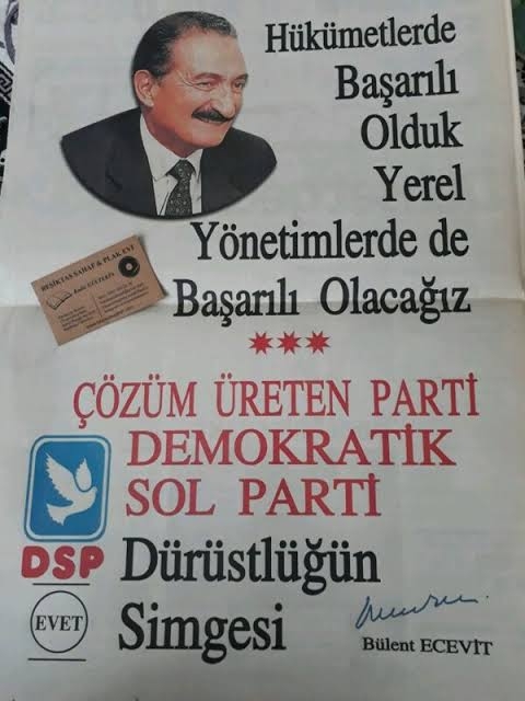 şefaatçi olacağım ilk kişi ecevit