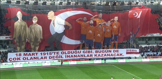 başakşehir in koreografisinde atatürk ün olmaması