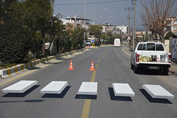üç boyutlu yaya geçidi