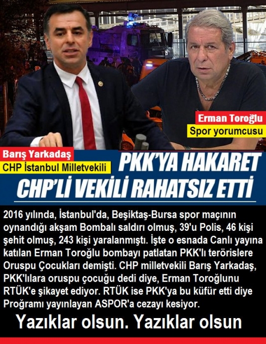 chp nin pkk ya küfür edeni şikayet etmesi